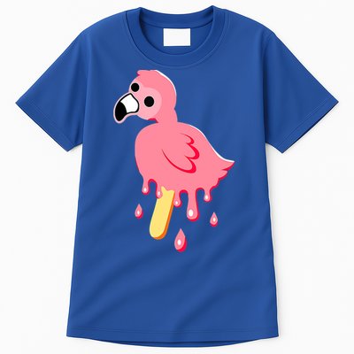 Cute Flamingo Merch Mrflimflam Bird Popsicle Ice Cream Day Gift Tall T-Shirt