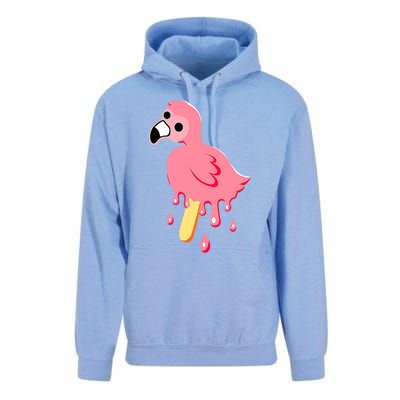 Cute Flamingo Merch Mrflimflam Bird Popsicle Ice Cream Day Gift Unisex Surf Hoodie