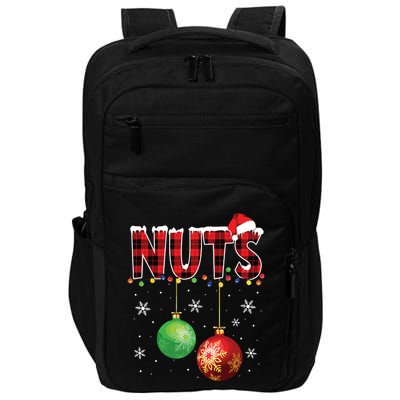 Chestnuts Funny Matching Couples Christmas Lights Nuts Impact Tech Backpack