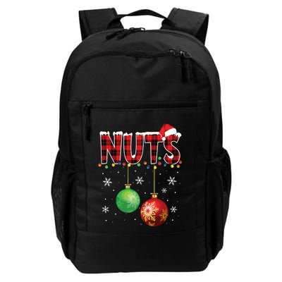 Chestnuts Funny Matching Couples Christmas Lights Nuts Backpack