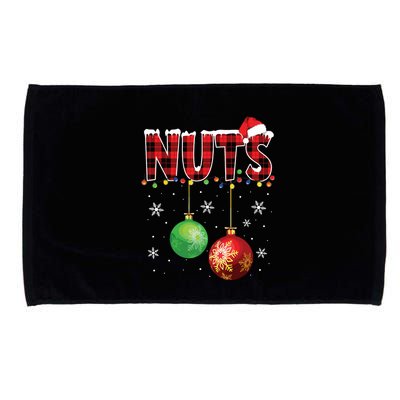 Chestnuts Funny Matching Couples Christmas Lights Nuts Microfiber Hand Towel