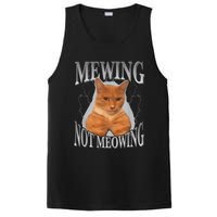 Cat Funny Meme Mewing Not Meowing PosiCharge Competitor Tank