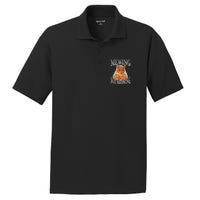 Cat Funny Meme Mewing Not Meowing PosiCharge RacerMesh Polo