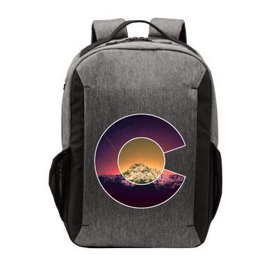 Colorado Flag Mountain Sky And Stars Graphic Design Gift Vector Backpack