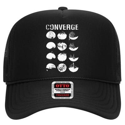 Converge For Men And Women High Crown Mesh Back Trucker Hat