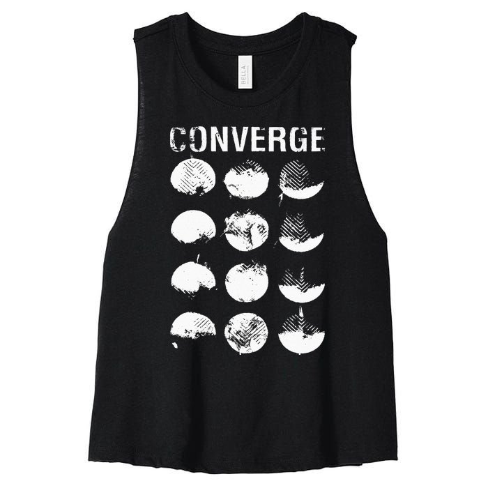 Converge For Men And Women Women's Racerback Cropped Tank