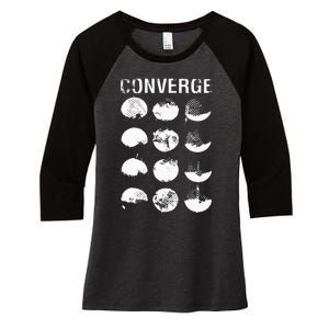 Converge For Men And Women Women's Tri-Blend 3/4-Sleeve Raglan Shirt