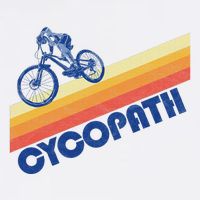 Cycopath! Funny Mountain Biking Vintage Retro 80s Button