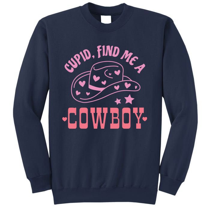 Cupid Find Me A Cowboy Western Style Funny ValentineS Day Sweatshirt