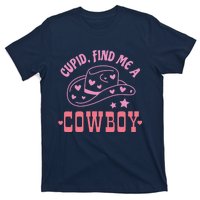 Cupid Find Me A Cowboy Western Style Funny ValentineS Day T-Shirt