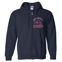 Cupid Find Me A Cowboy Western Style Funny ValentineS Day Full Zip Hoodie