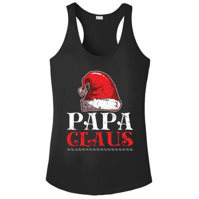 Christmas Family Matching Papa Claus Gift Ladies PosiCharge Competitor Racerback Tank