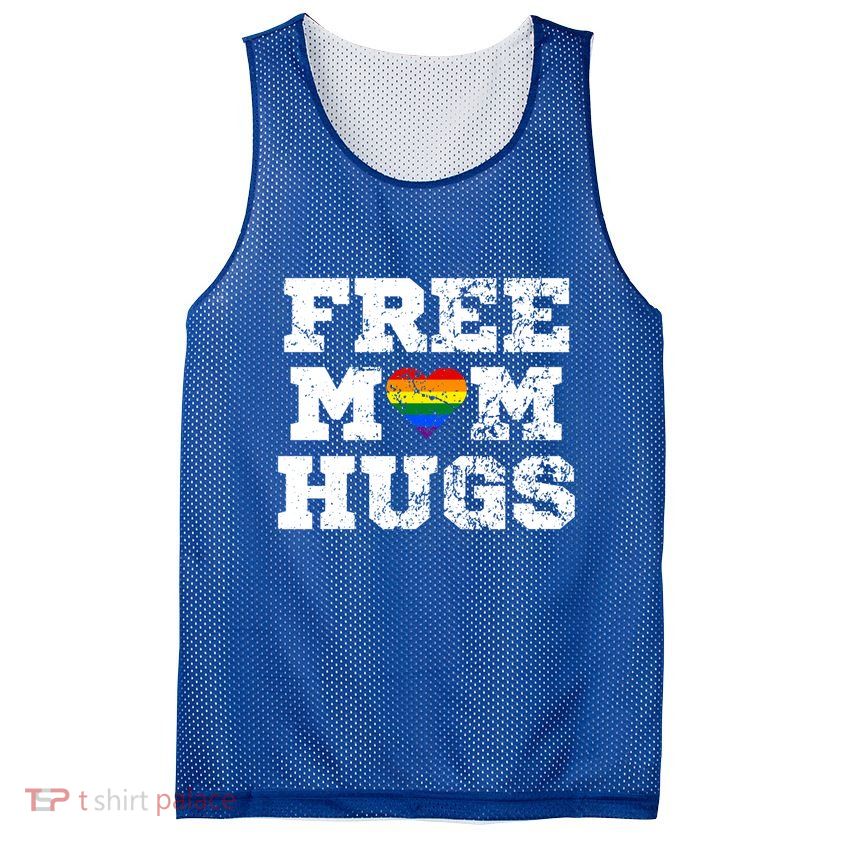 Classic Free Mom Hugs Free Mom Hugs Rainbow Pride Gift Mesh Reversible Basketball Jersey Tank