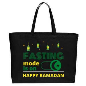 Cool Fasting Mode Is On Happy Ramadan Gift Cotton Canvas Jumbo Tote