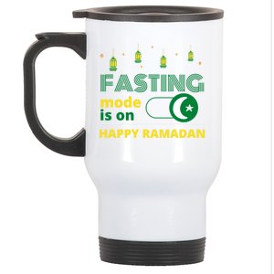 Cool Fasting Mode Is On Happy Ramadan Gift Stainless Steel Travel Mug