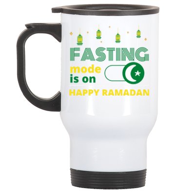 Cool Fasting Mode Is On Happy Ramadan Gift Stainless Steel Travel Mug