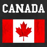 Canadian Flag Maple Leaf Canadian Flag 7 Panel Mesh Trucker Snapback Hat