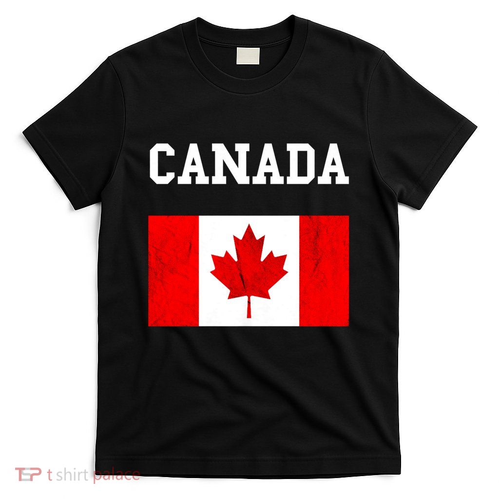 Canadian Flag Maple Leaf Canadian Flag T-Shirt