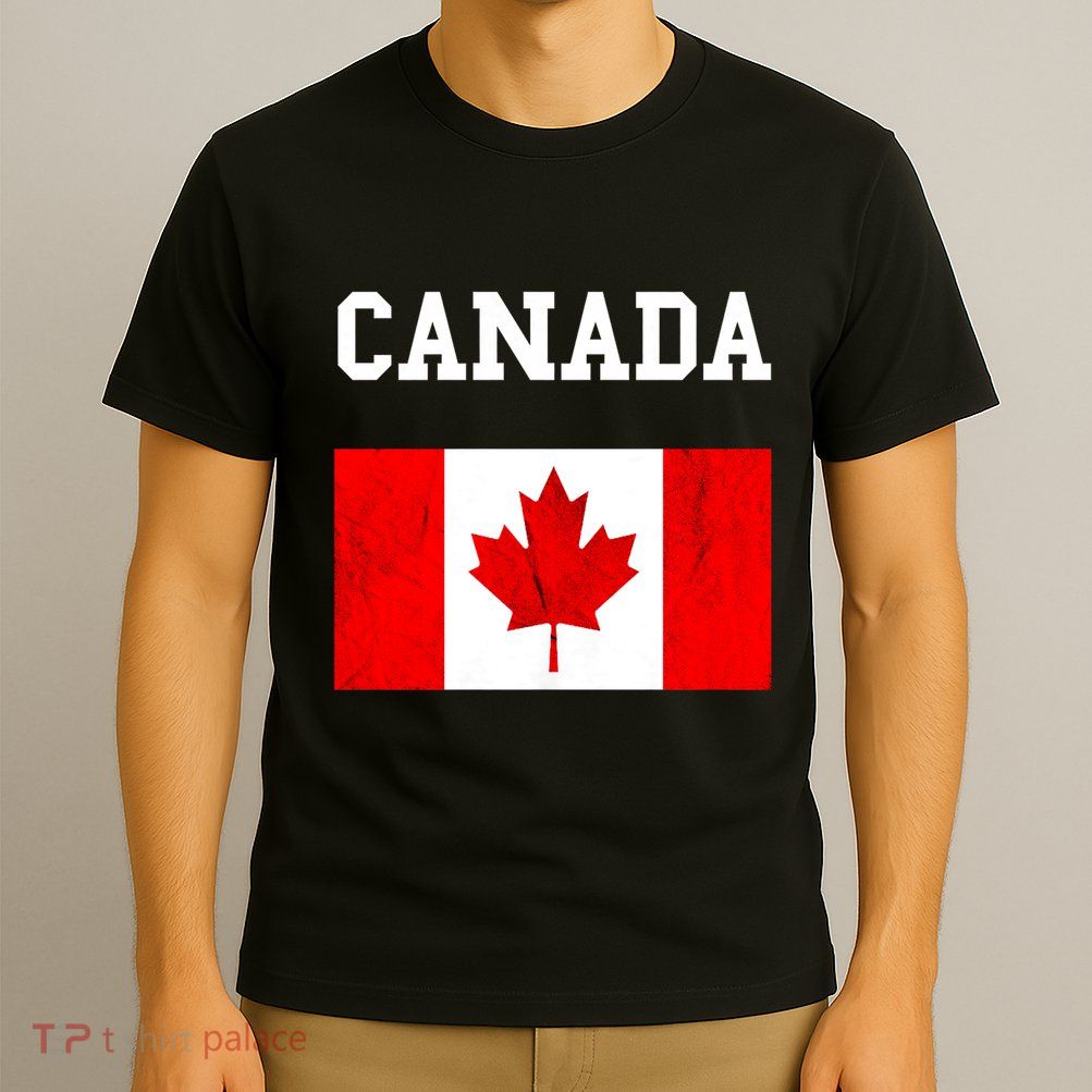 Canadian Flag Maple Leaf Canadian Flag T-Shirt