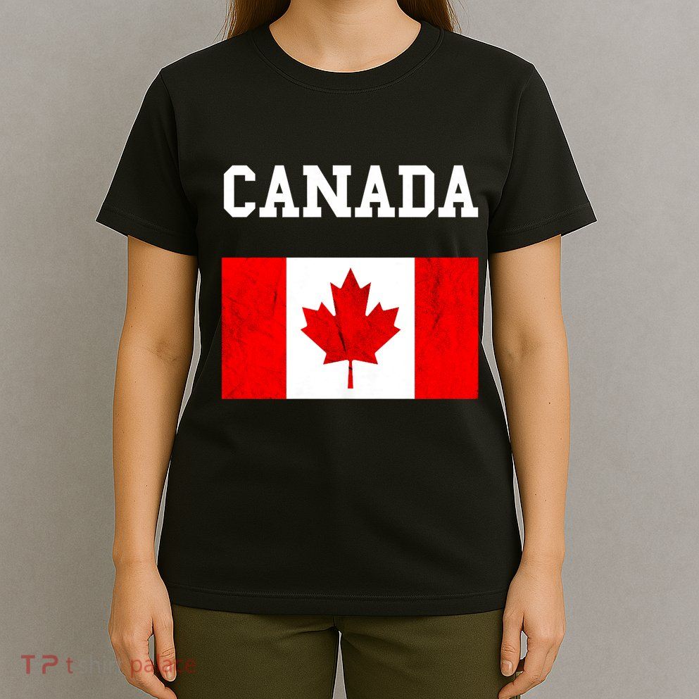 Canadian Flag Maple Leaf Canadian Flag T-Shirt