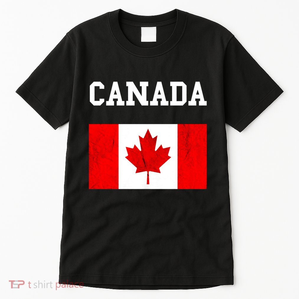 Canadian Flag Maple Leaf Canadian Flag Tall T-Shirt