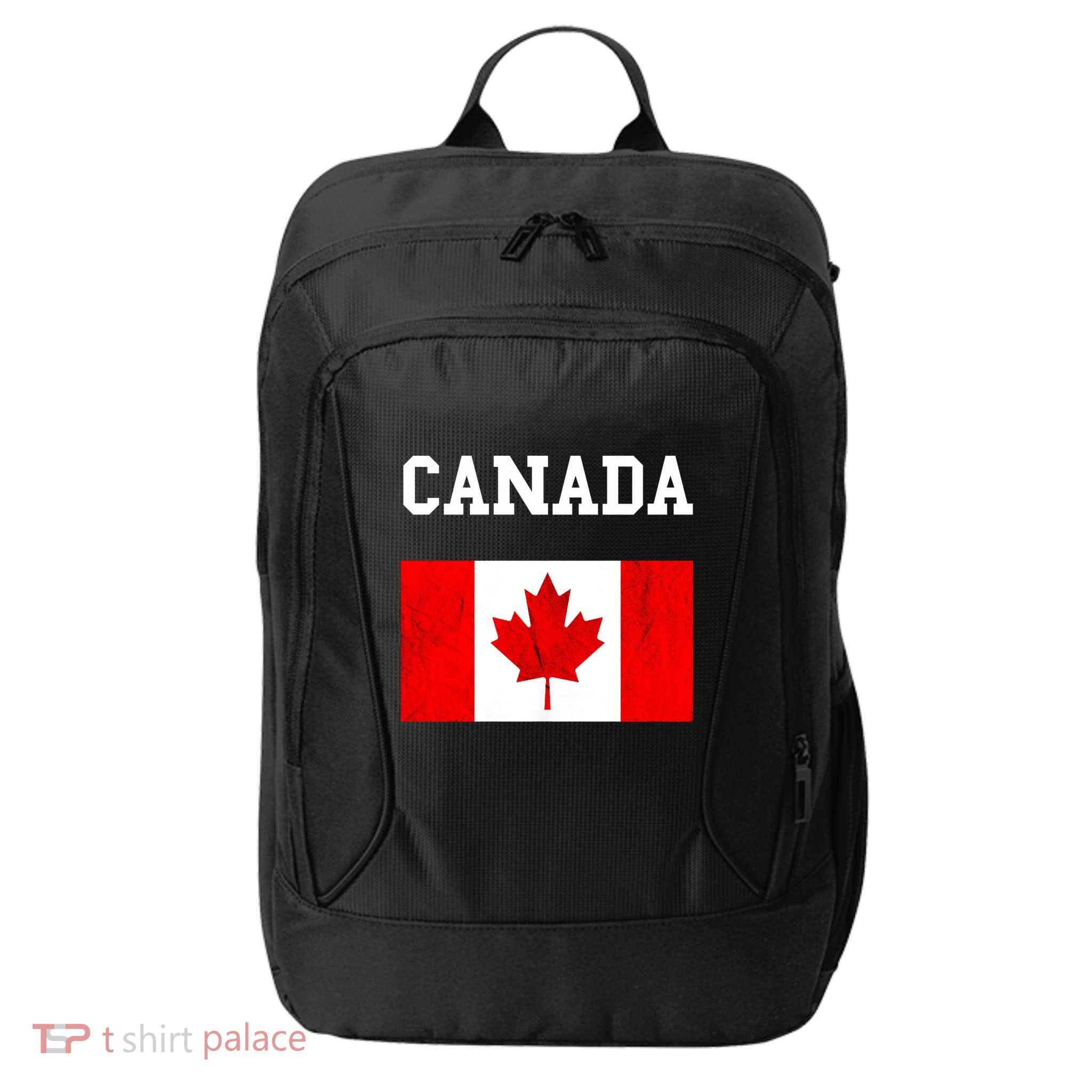 Canadian Flag Maple Leaf Canadian Flag City Backpack