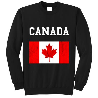 Canadian Flag Maple Leaf Canadian Flag Tall Sweatshirt