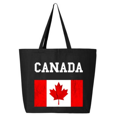 Canadian Flag Maple Leaf Canadian Flag 25L Jumbo Tote