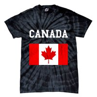 Canadian Flag Maple Leaf Canadian Flag Tie-Dye T-Shirt