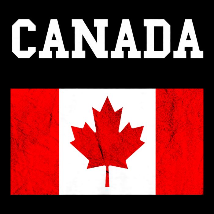 Canadian Flag Maple Leaf Canadian Flag Tie-Dye T-Shirt