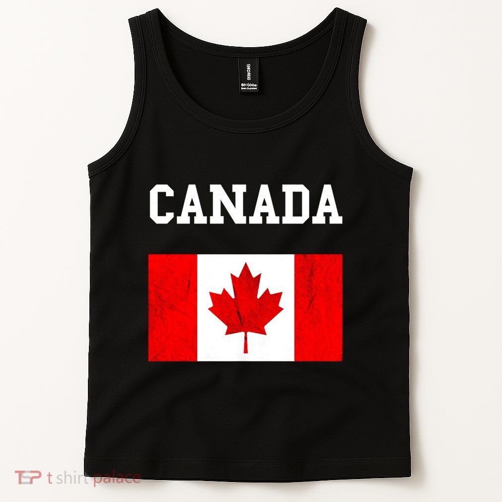 Canadian Flag Maple Leaf Canadian Flag Tank Top