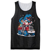 Christmas Family Matching Santa Truck Dinosaur Mesh Reversible Basketball Jersey Tank