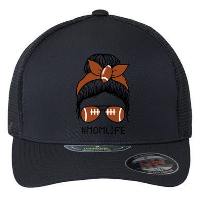 Cute Football Mom Life Eat Sleep Breathe Pigskin Cute Gift Flexfit Unipanel Trucker Cap