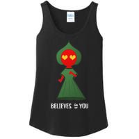 Cute Flatwoods Monster Believes In You Ladies Essential Tank