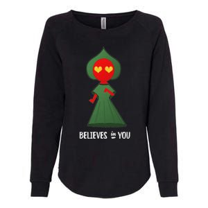 Cute Flatwoods Monster Believes In You Womens California Wash Sweatshirt