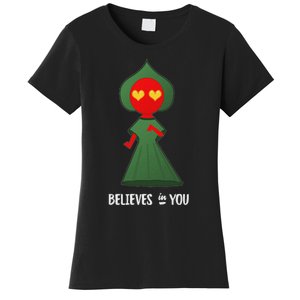 Cute Flatwoods Monster Believes In You Women's T-Shirt