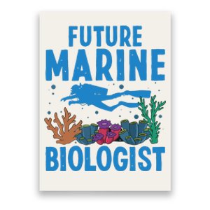 Cool Future Marine Biologist For Men Women Marine Biology Poster