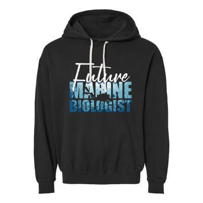 Cool Future Marine Biologist For Men Women Marine Biology Garment-Dyed Fleece Hoodie