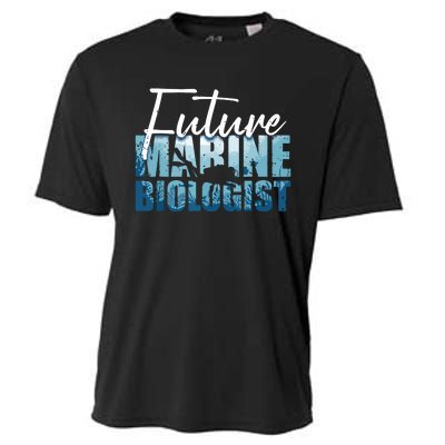 Cool Future Marine Biologist For Men Women Marine Biology Cooling Performance Crew T-Shirt