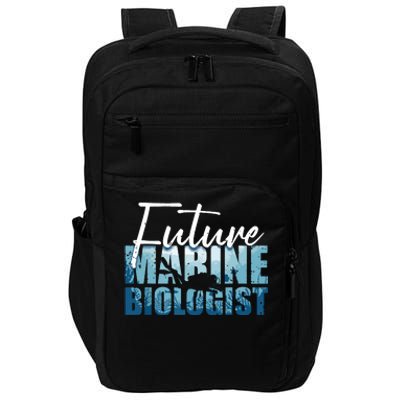 Cool Future Marine Biologist For Men Women Marine Biology Impact Tech Backpack