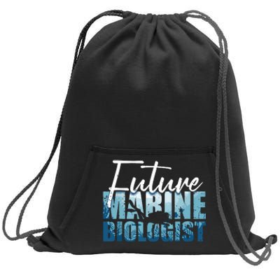 Cool Future Marine Biologist For Men Women Marine Biology Sweatshirt Cinch Pack Bag