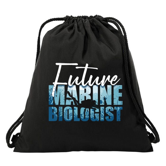 Cool Future Marine Biologist For Men Women Marine Biology Drawstring Bag