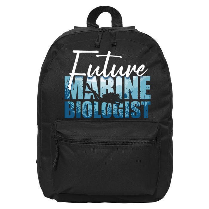 Cool Future Marine Biologist For Men Women Marine Biology 16 in Basic Backpack