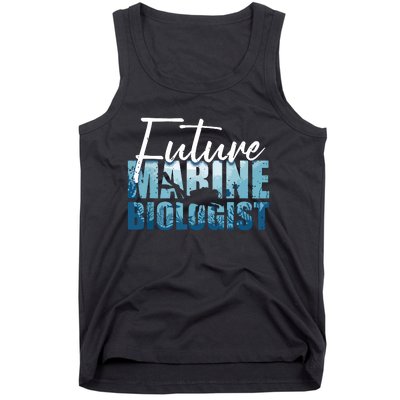 Cool Future Marine Biologist For Men Women Marine Biology Tank Top