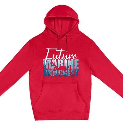 Cool Future Marine Biologist For Men Women Marine Biology Premium Pullover Hoodie