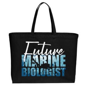 Cool Future Marine Biologist For Men Women Marine Biology Cotton Canvas Jumbo Tote