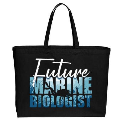 Cool Future Marine Biologist For Men Women Marine Biology Cotton Canvas Jumbo Tote