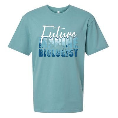 Cool Future Marine Biologist For Men Women Marine Biology Sueded Cloud Jersey T-Shirt