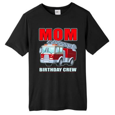 Cute Funny Mom Birthday Crew Firetruck Tall Fusion ChromaSoft Performance T-Shirt