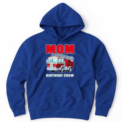 Cute Funny Mom Birthday Crew Firetruck Hoodie